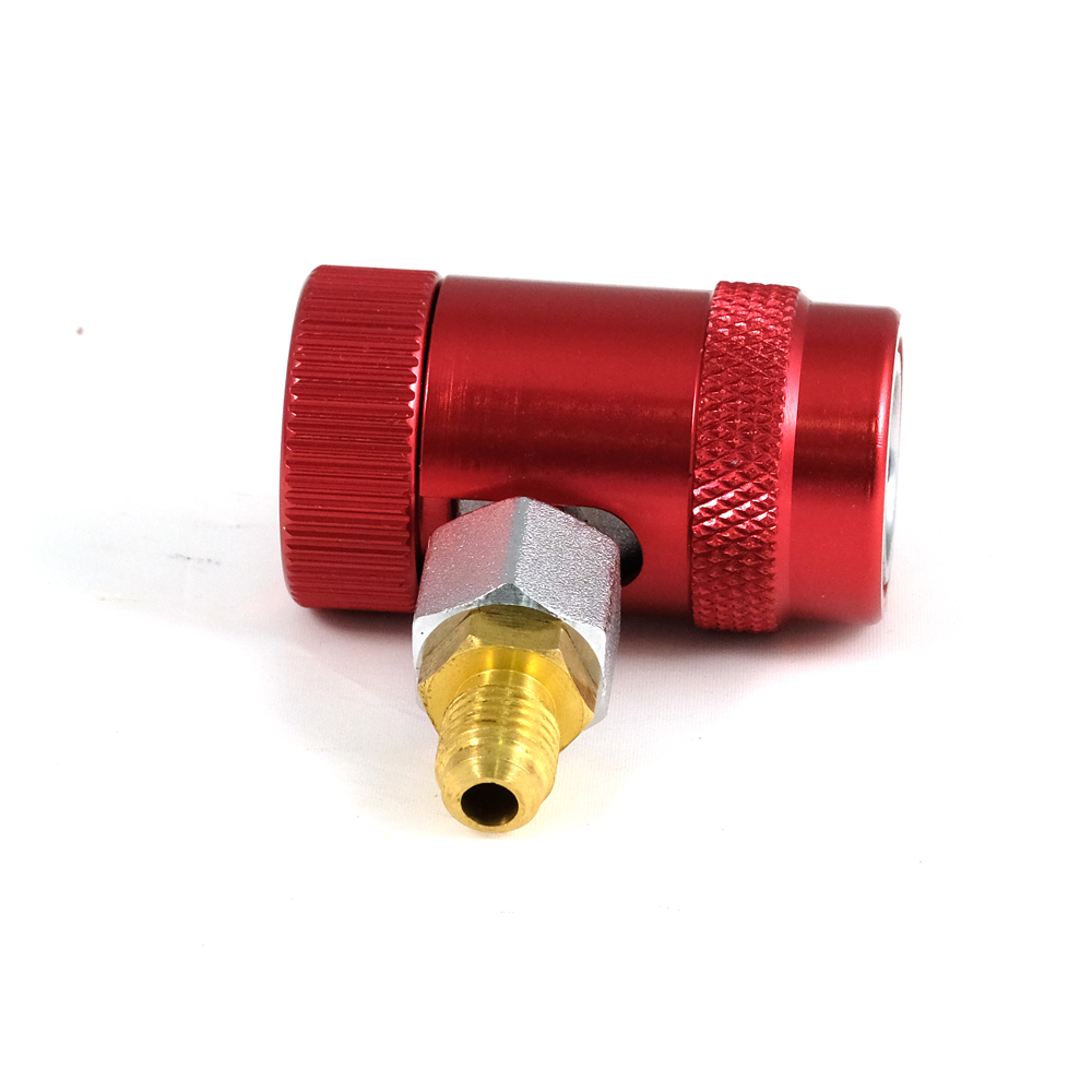YONGYAO Condizionatore d'Aria Auto Rosso Alto E Blu Basso R134A Adattatore Rapido Attacco