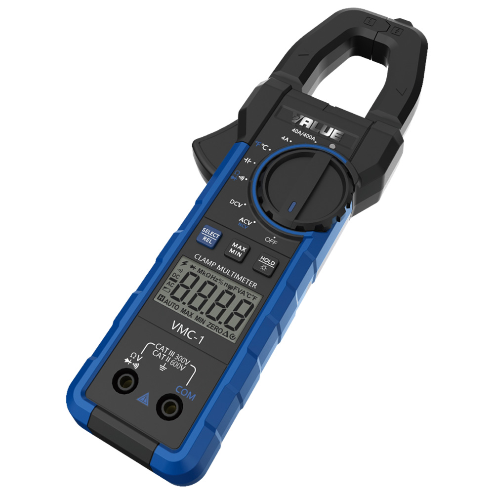 HT206D - PINZA Amperimétrica, Misuratore Di Corrente DC/AC: 0-600A, Multimetro a EUR 60,99